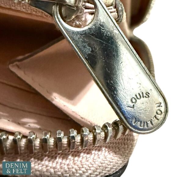 Louis Vuitton Pink Mahina Leather Zippy Wallet – Monogram Perforated, Authentic - Picture 16 of 16